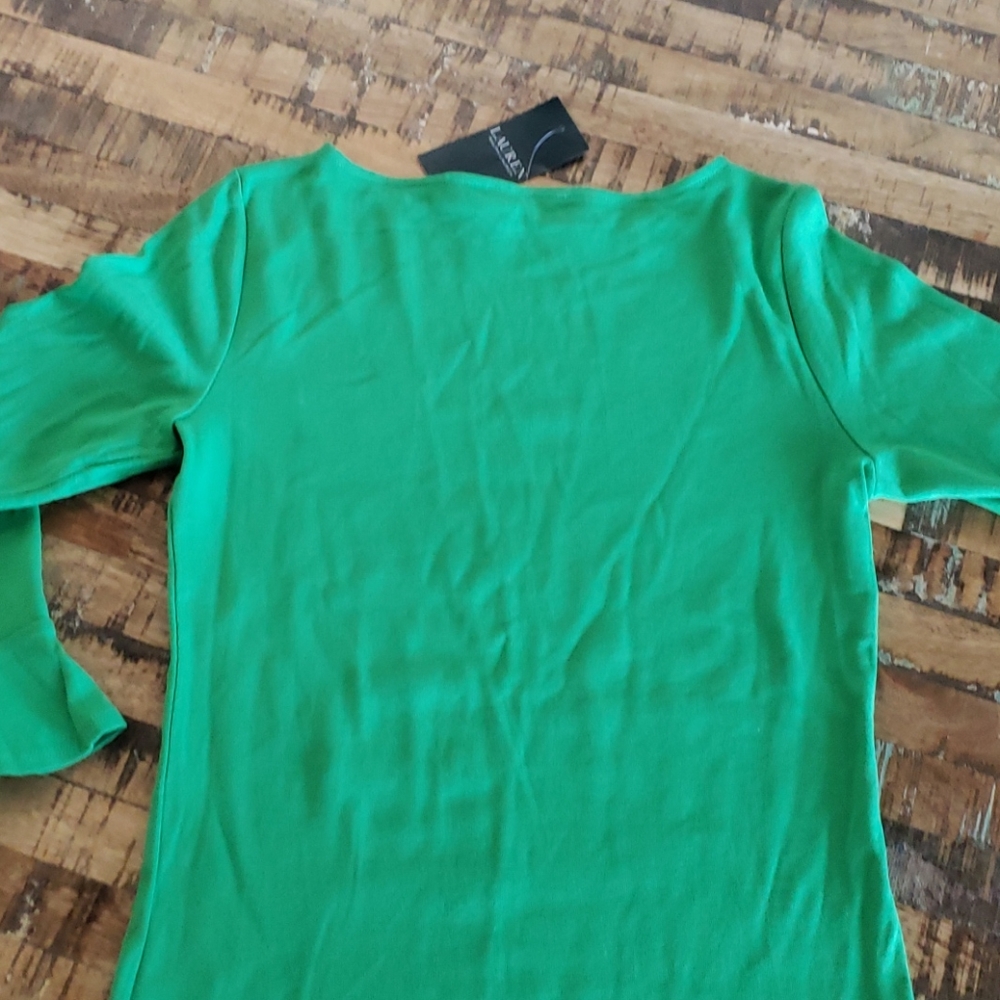 NWT Lauren Green TShirt - Picture 4 of 4
